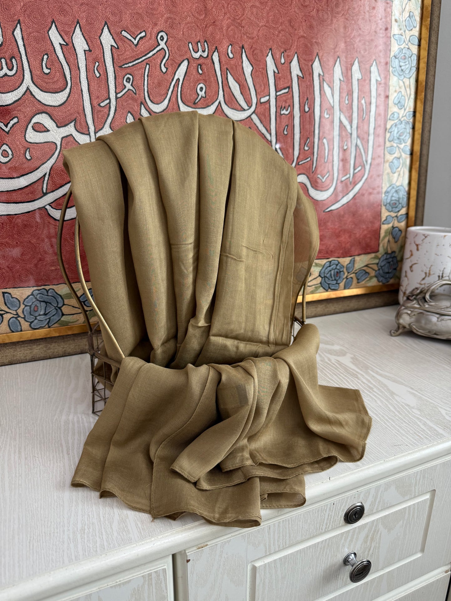 Moss Green Modal Hijab XL