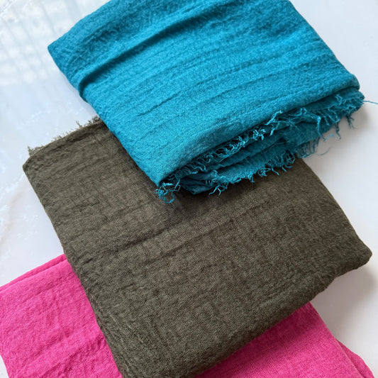 Crimps Cotton Hijabs Online UAE | Breathable Everyday Hijabs | The M Essentials