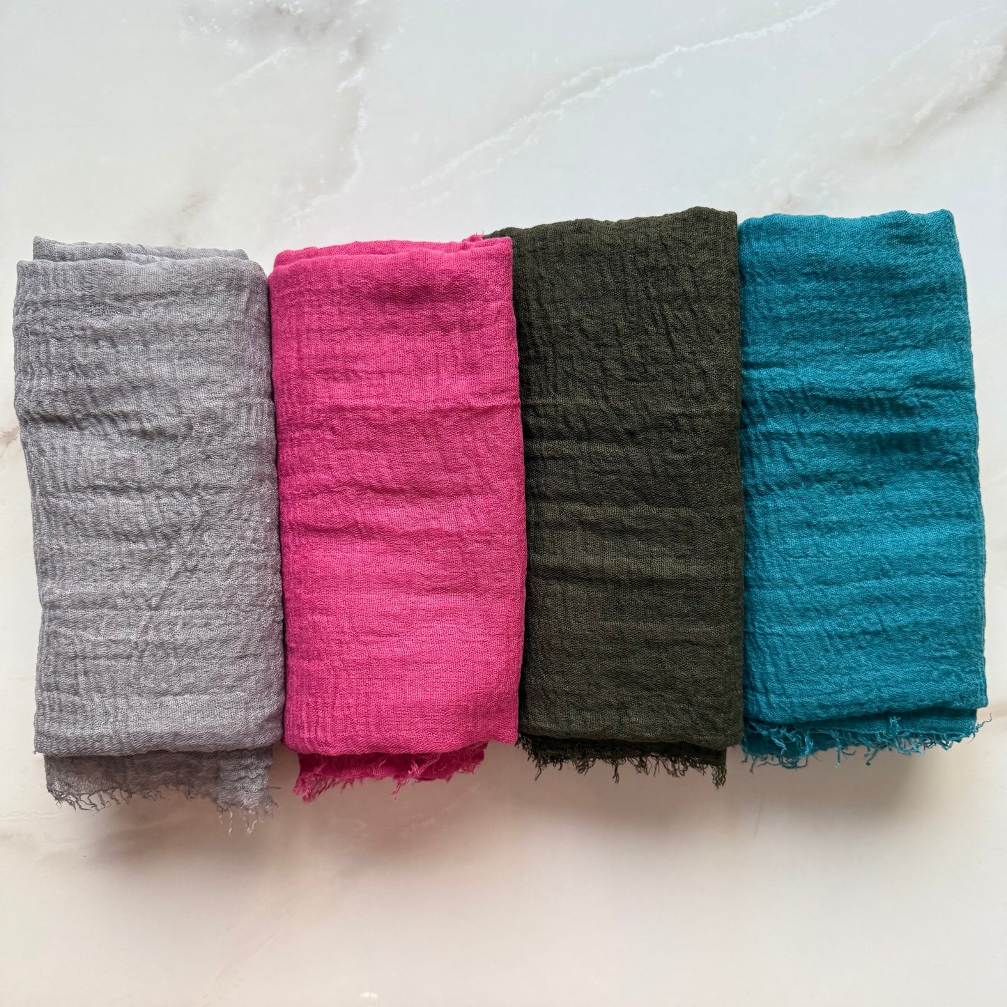 Crimps Cotton Hijabs Online UAE | Breathable Everyday Hijabs | The M Essentials