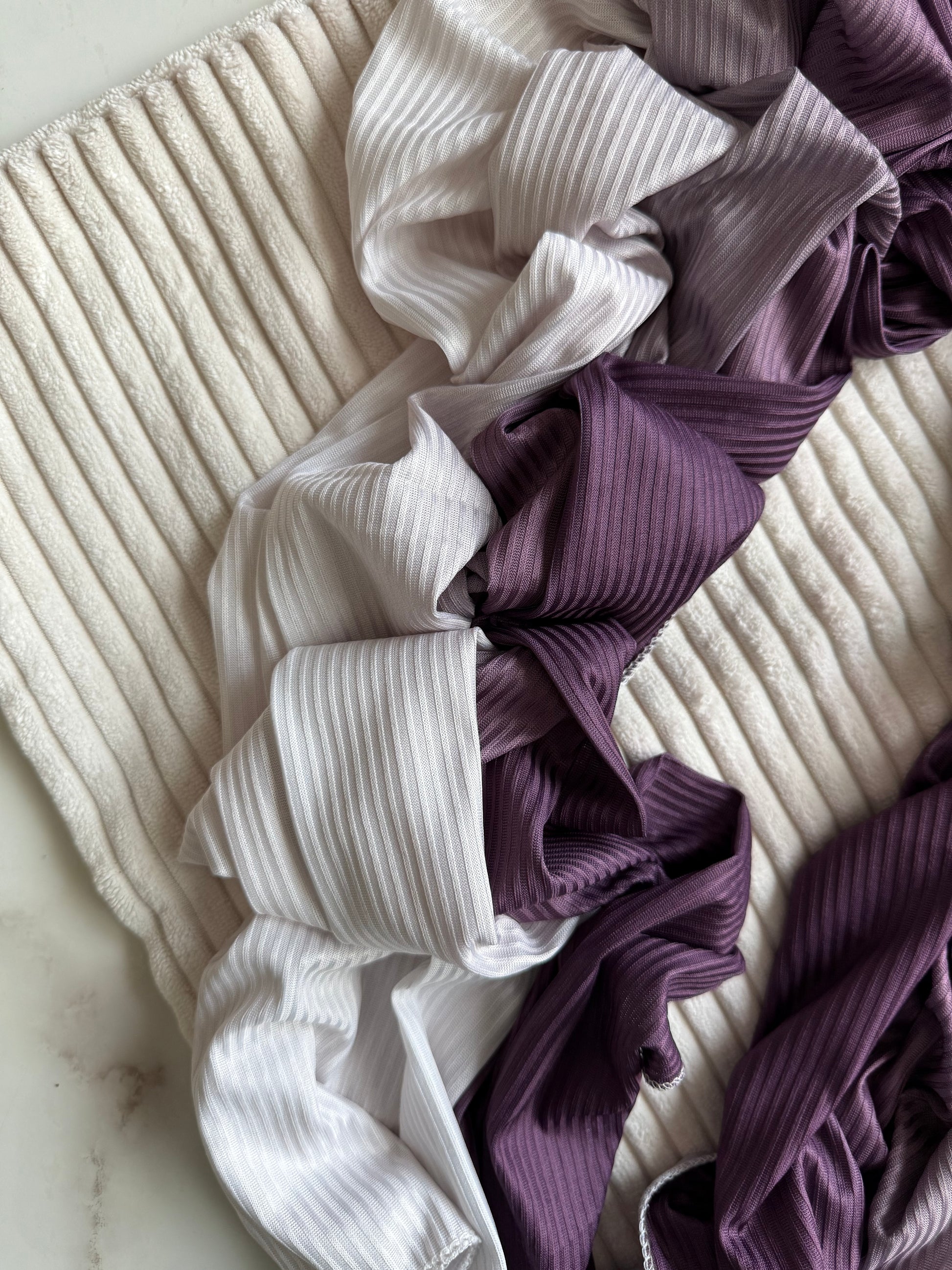 Purple Jersey Hijabs Online UAE | Stretch & Comfort | The M Essentials