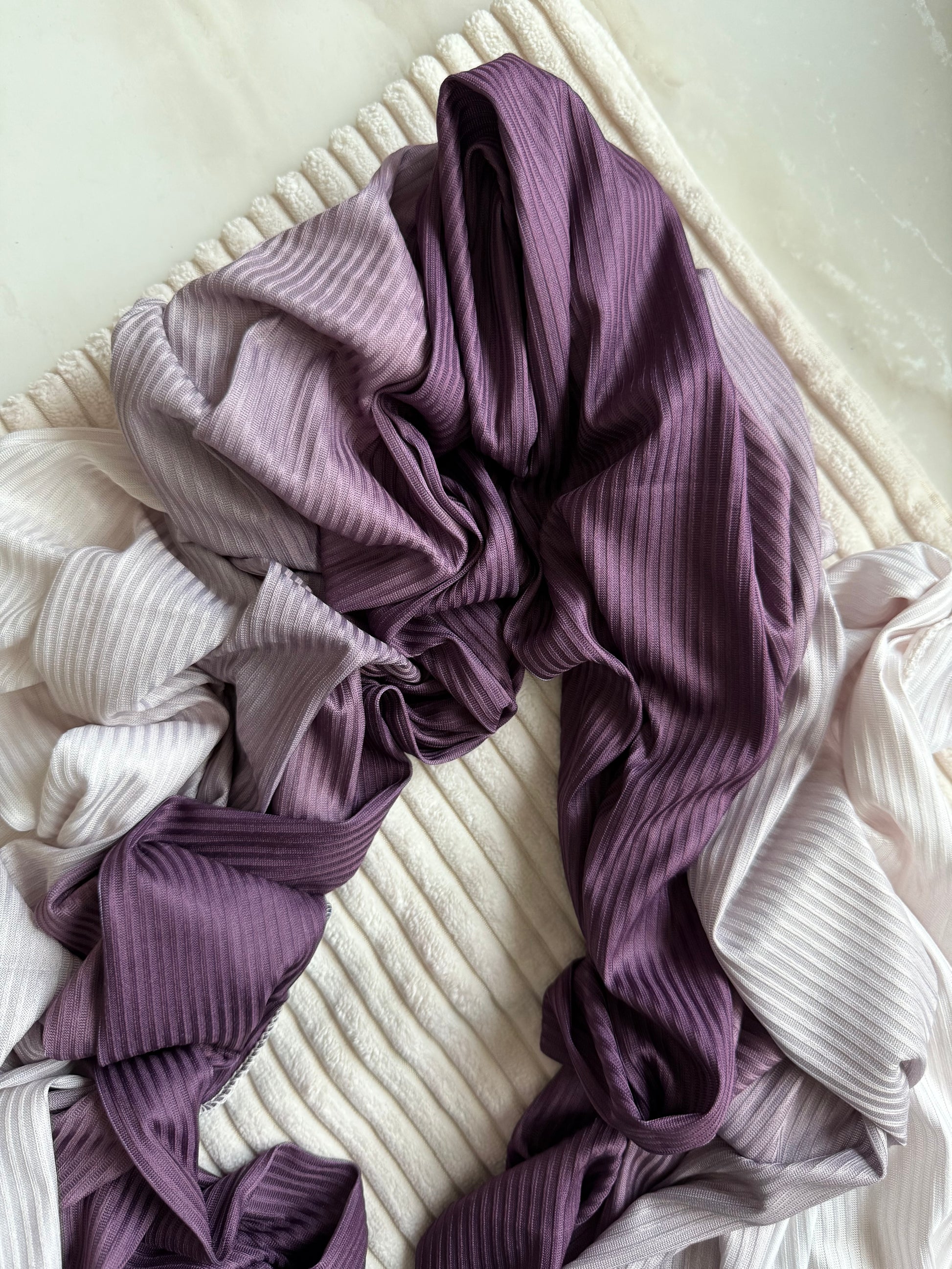 Purple Jersey Hijabs Online UAE | Stretch & Comfort | The M Essentials