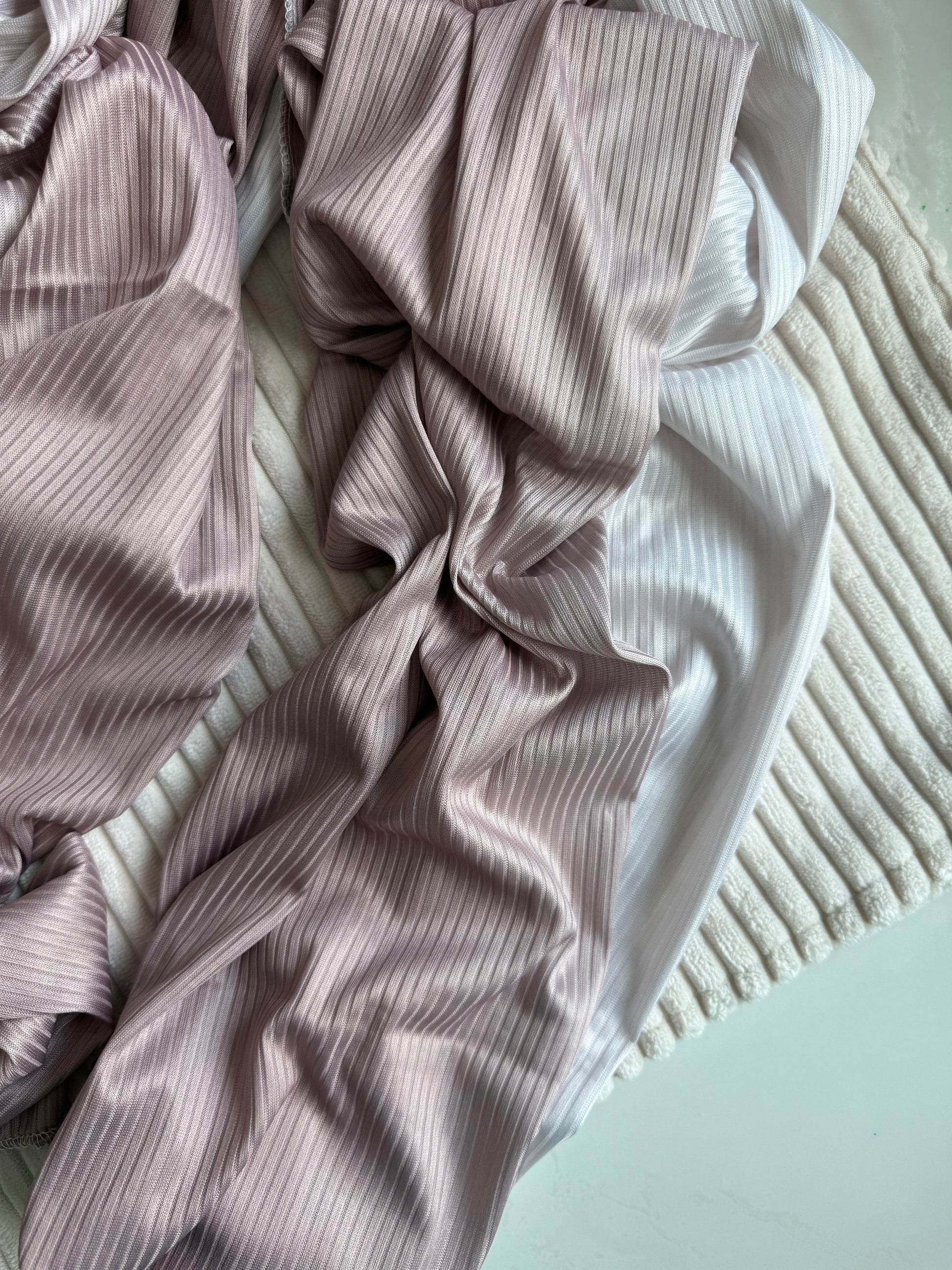 Pink Ribbed Jersey Hijabs Online UAE | Stretch & Comfort | The M Essentials