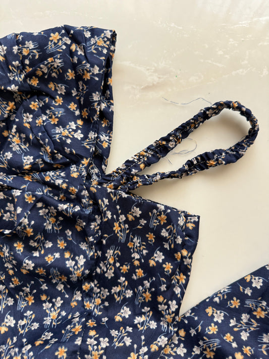 Blue Printed Prayer Chaddar Online UAE | Modest & Elegant | The M Essentials