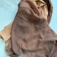 Brown Beige Ombre Chiffon Hijabs Online UAE | Lightweight & Elegant | The M Essentials