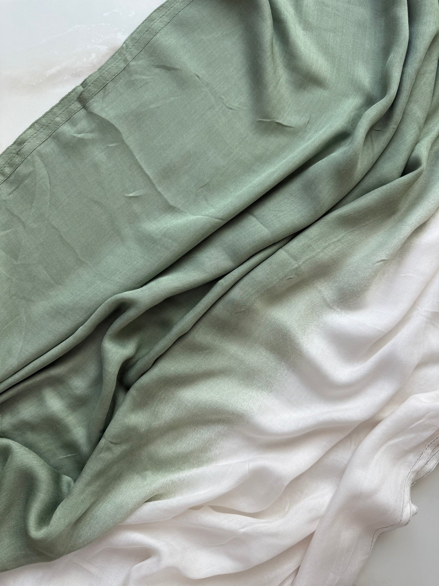 Green Ombre - Soft, Lightweight Modal Hijab | The M Essentials