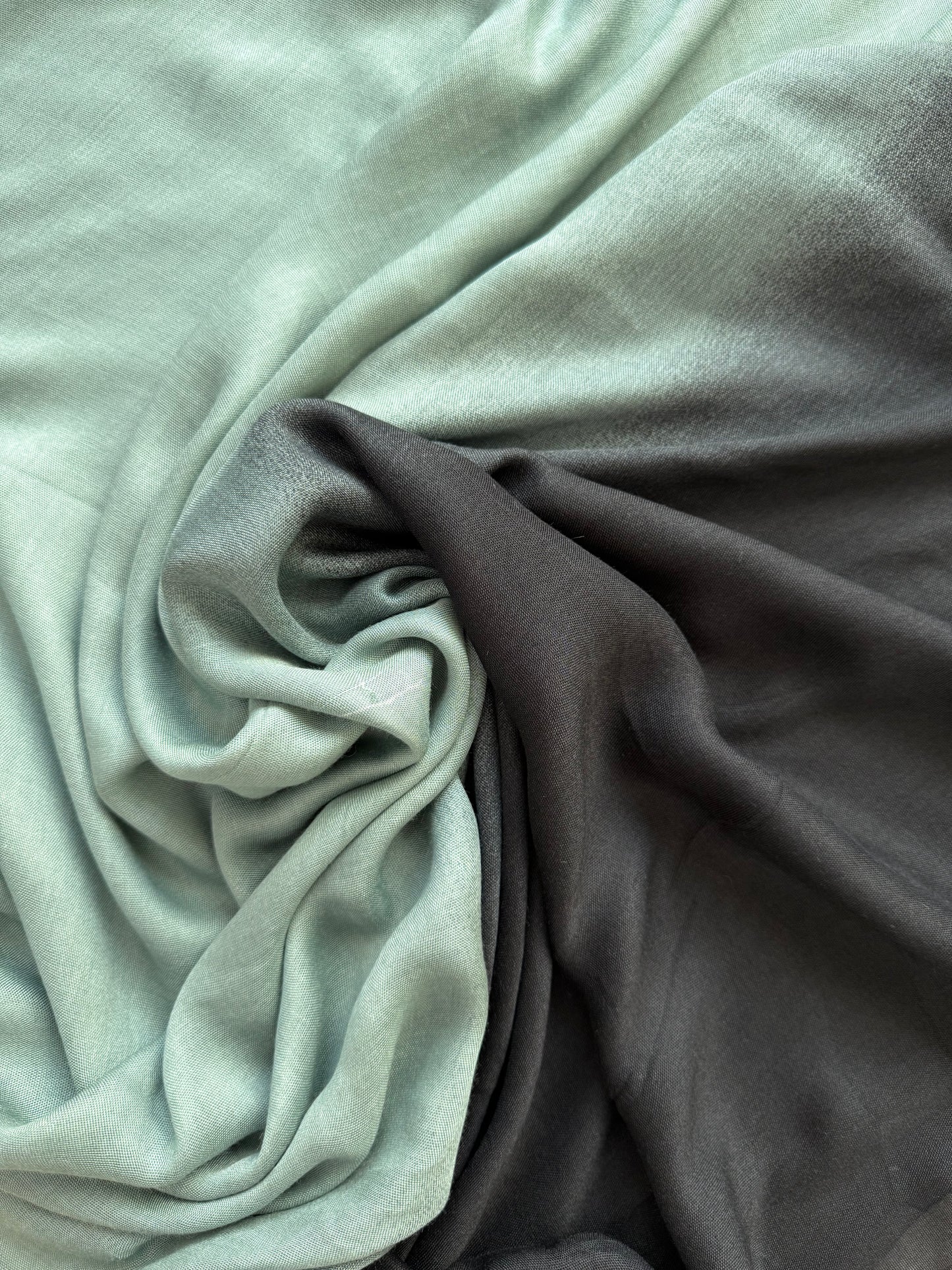 Teal Green Ombre - Soft, Lightweight Modal Hijab | The M Essentials