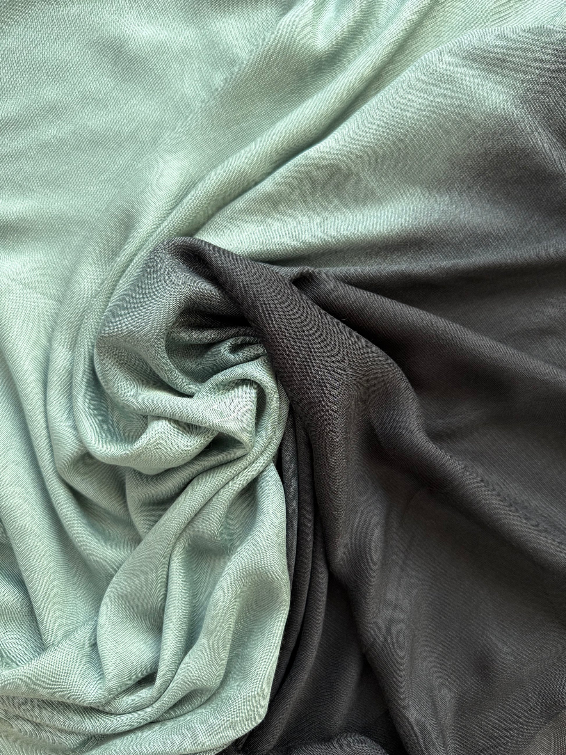 Teal Green Ombre - Soft, Lightweight Modal Hijab | The M Essentials