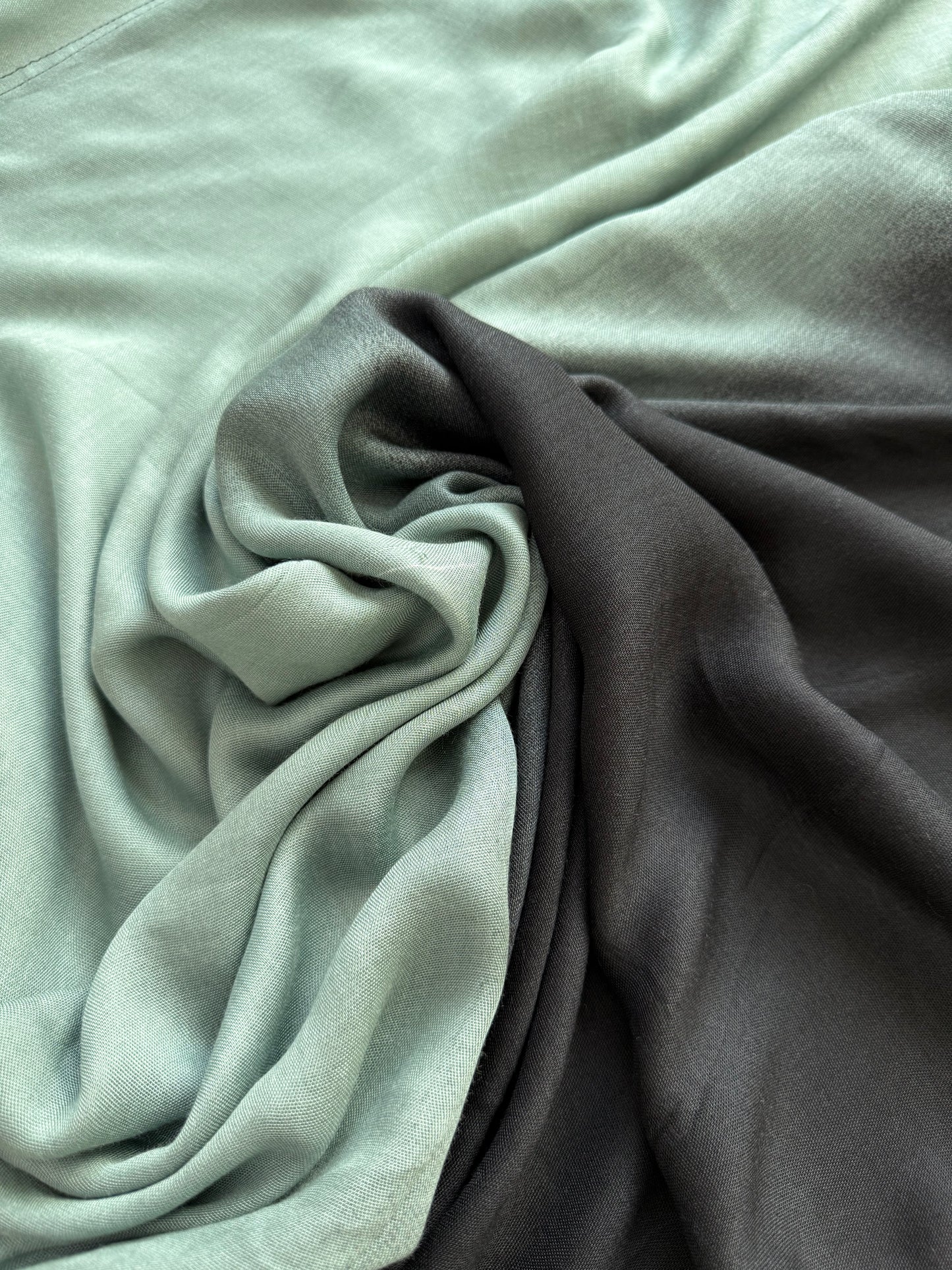 Teal Green Ombre - Soft, Lightweight Modal Hijab | The M Essentials