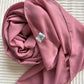 Dusty Pink Premium Powder Chiffon Hijab – Modern & Graceful | Made in Indonesia