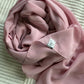 Baby Pink Premium Powder Chiffon Hijab – Soft & Sweet | Made in Indonesia