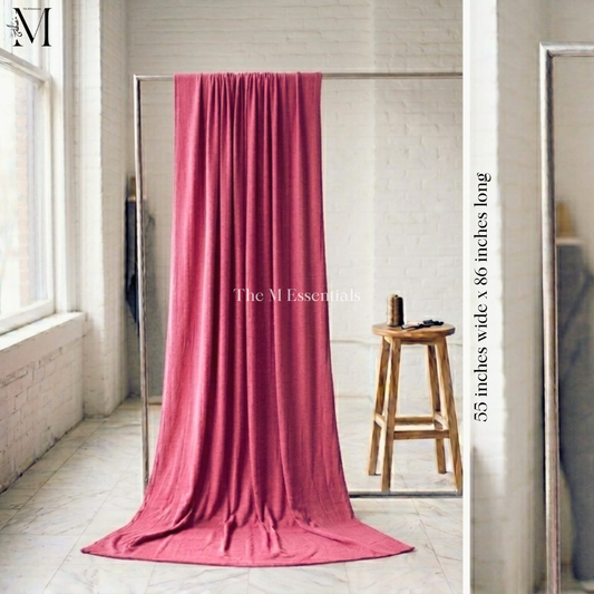 Thulian Pink Big Cotton Jersey Hijab