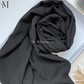Soft chiffon hijab lightweight no iron scarf for women