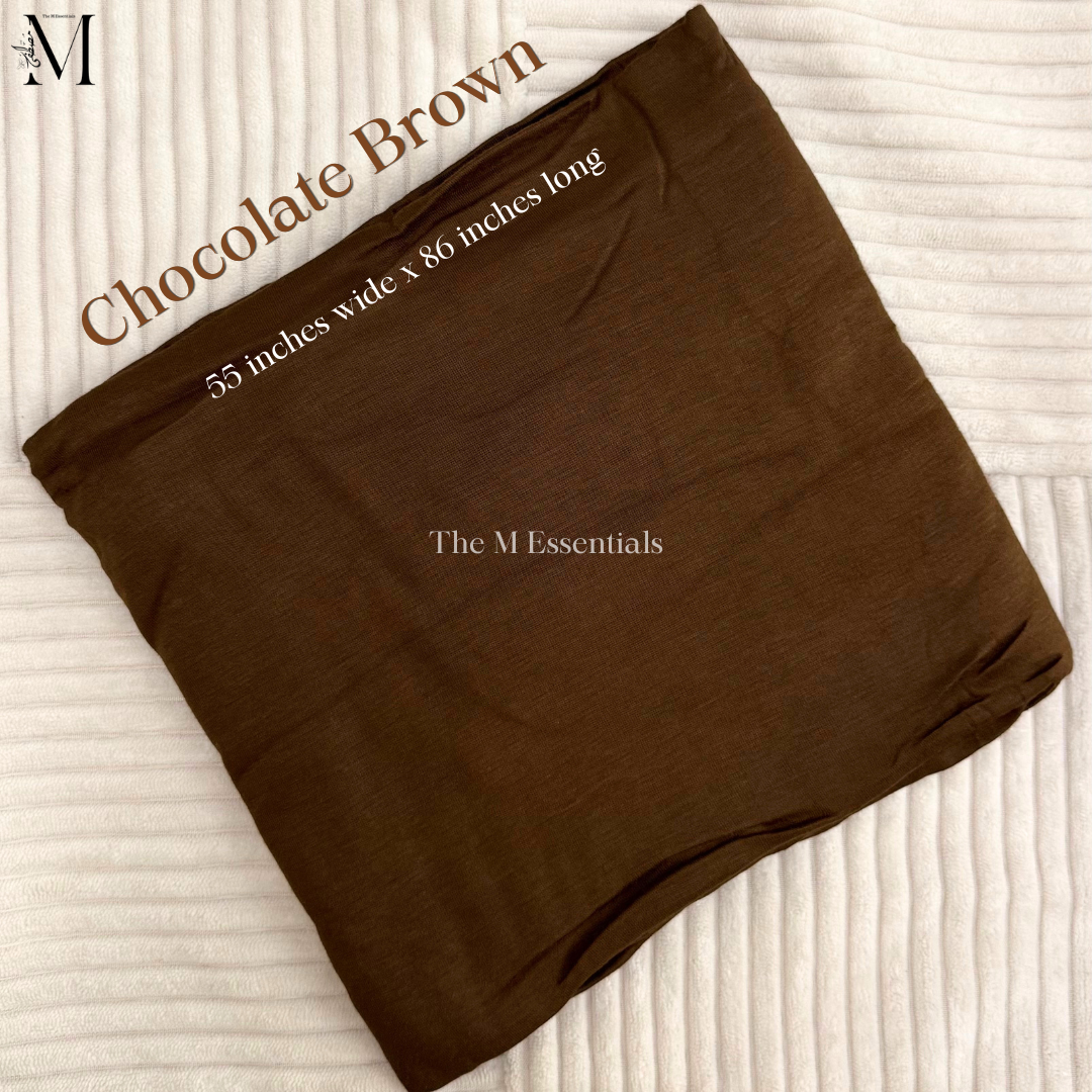 Brown Big Cotton Jersey Hijab