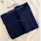 Dark Blue Big Cotton Jersey Hijab