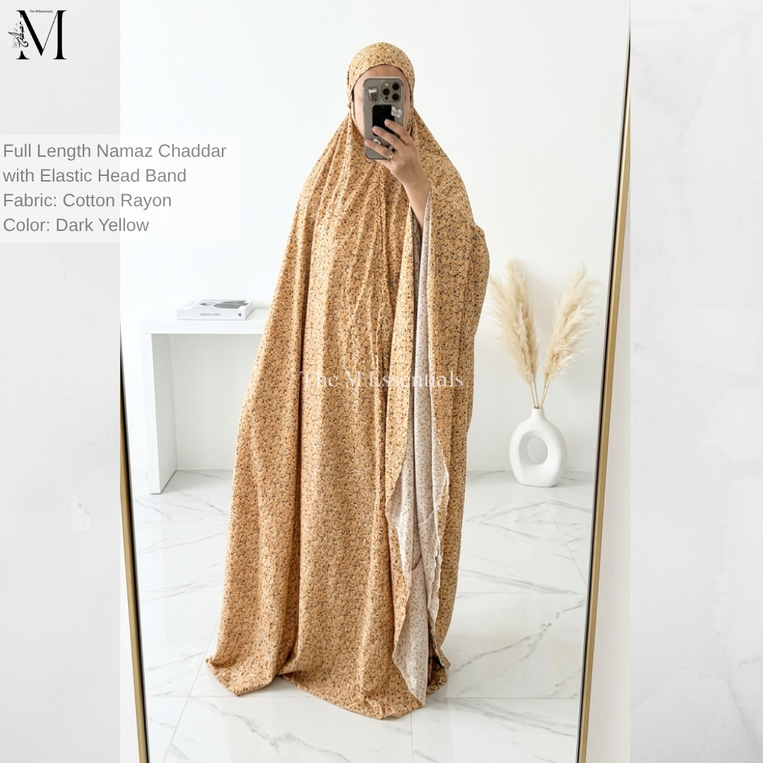 Yellow Namaz Chaddar