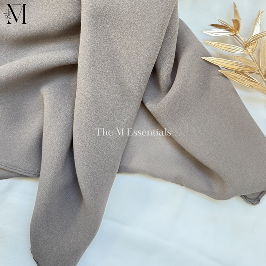 Soft chiffon hijab lightweight no iron scarf for women