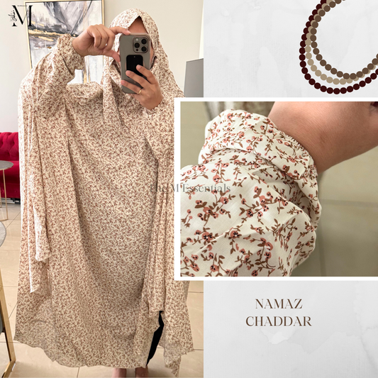 Off White Prayer Chaddar Online UAE | Modest & Elegant | The M Essentials