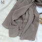 Soft chiffon hijab lightweight no iron scarf for women